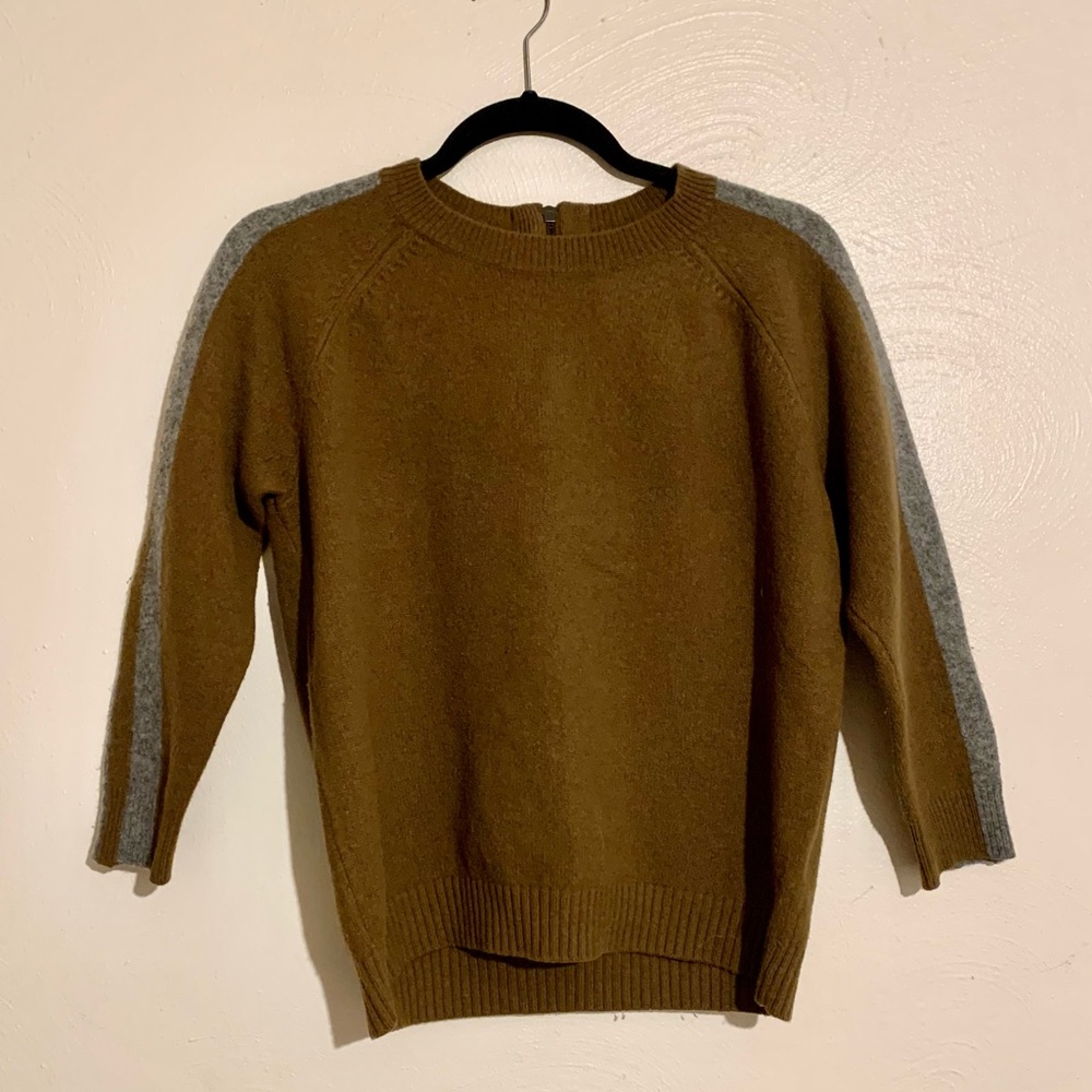 Madewell Olive Green Merino Wool Sweater